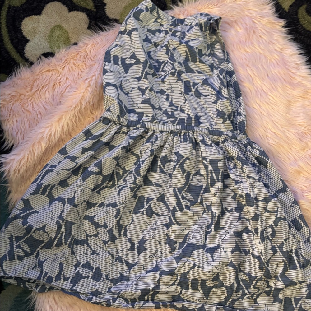 GAP Blue and white flower Sundress